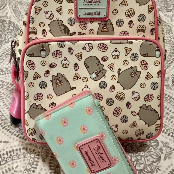 Pusheen Backpack & Matching Wallet - Picture 1 of 9